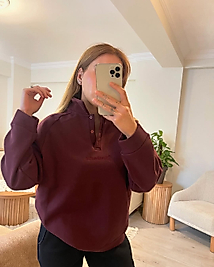 ORJINAL MARKA BORDO SWEAT