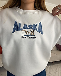 ALASKA BEYAZ SWEAT