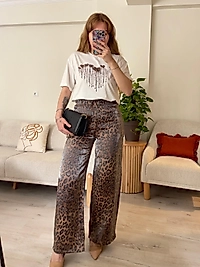 Leopar Desenli Takım